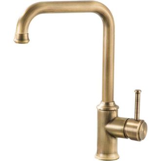 OEM Grifo Mezclador Giratorio Para Fregadero De Cocina, Cobre Antiguo, Con Tuber&iacute;a De Suministro De Agua -crezuo