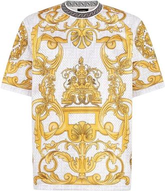 Fendi x Versace Fendace Printed Mesh T-Shirt Size XS