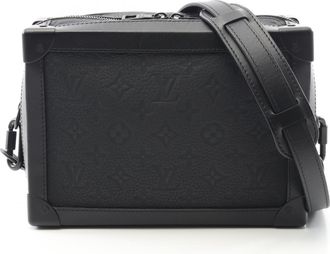 Louis Vuitton Black Noir Monogram Leather Shoulder Bag (Pre-Owned)