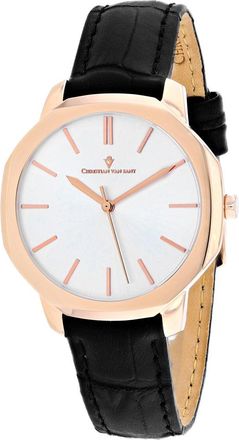 Christian Van Sant Womens Silver dial Watch