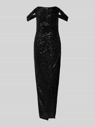 Lipsy Abendkleid mit Paillettenbesatz in Black, Gr&ouml;&szlig;e 38