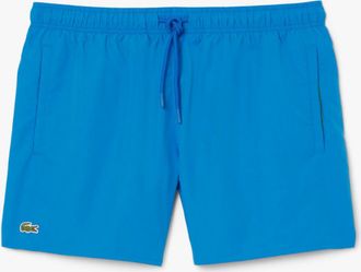 Lacoste Heren Lacoste Quick-Dry zwembroek in blauw