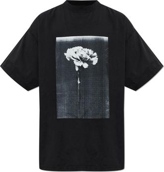 Balenciaga Tops, Heren, Zwart, S, Katoen, Bedruikt T-shirt