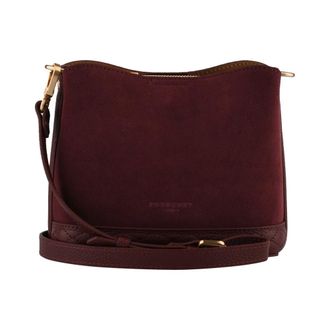 Pourchet Manhattan Daim Schoudertas - Dames - Tassen - Rood - Maat: ONE Size Leer