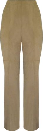Insight Womens Suede Pants In Saddle