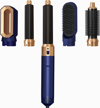 OEM Aer&oacute;grafo 5 En 1, Secador De Pelo I&oacute;nico, Temperatura Y Velocidad Del Viento Ajustables, Cepillo Secador Con Rizador, Moldeador Para Cabello Seco, Lis