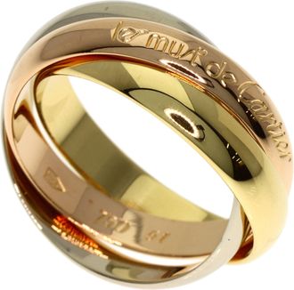 Cartier Trinity Yellow Gold (18K) Pink Gold (18K) White Gold (18K) Band Ring (Pre-Owned)