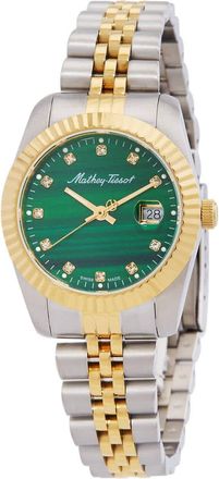 Mathey-Tissot Mathy III Quartz Green Dial Ladies Watch D810BSV