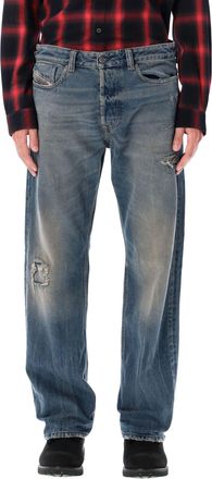 Diesel Mens 1980 D-eeper Destroyed Jeans Blue Cotton - Size 34 (Waist)