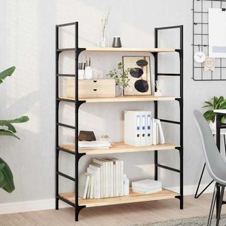 Berkfield Home Floating Shelves 2 pcs 80x40x2 cm Untreated Solid Wood Acacia in Brown | Size: 80 x 40 x 2 cm
