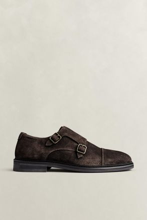 GANT Men Bidford Suede Derby Shoes (41) DARK BROWN