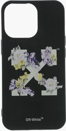 Off-white PVC Cover for iPhone 13 Pro with Arrow Floral Print size One Size