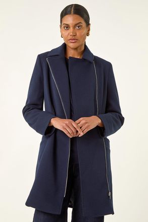 Roman Longline Biker Coat