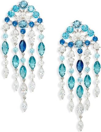 Nadri Chandelier Drop Earrings in Rhodium/cubic Zirconia at Nordstrom