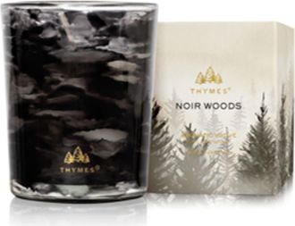 Thymes Noir Woods Votive Candle in Black at Nordstrom