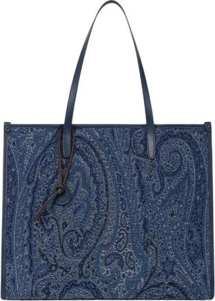 Etro Bolso - Dames - Shoppers - Blauw - ONE Size - Tassen
