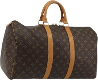 Louis Vuitton Pre-owned Weekend Bags, female, Brown, Size: ONE SIZE Pre-owned Boston Bag