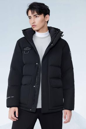 Bosideng Mens Classic Extreme Goose Down Jacket - Black - Size Large