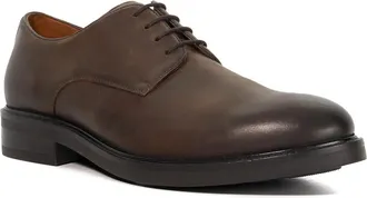 Dune London Mens Barney* - Lace-Up Gibson - Brown Suede - Size UK 12