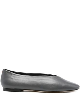 Aeyde Kirsten Nappa Leather Charcoal