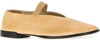 Christophe Lemaire Womens Glove Ballerina Ballet Beige Bovine Leather