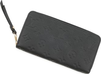 Louis Vuitton Monogram Empreinte Black Noir Monogram Empreinte Long Wallet (Bi-Fold) (Pre-Owned)