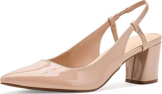 Tommy Hilfiger Jezibee Womens Shoes Light Natural Patent 110 : 6.5 M, Leather