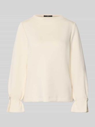 Zero Sweatshirt mit Viskose-Anteil in Ecru, Gr&ouml;&szlig;e 38