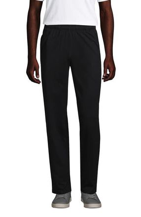 Lands End Jersey Knit Pant in Black at Nordstrom, Size Xx-Large X 31