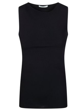 Entire studios Fitted Sleeveless Boat Neck Top