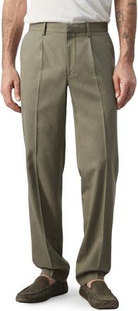Mango Slim Fit Pants in Green at Nordstrom, Size 32