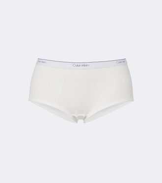 Calvin Klein Braga acanalada Tha&iuml;s en mezcla de algod&oacute;n