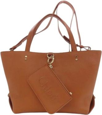 Chlo&eacute; Pre-owned Handbags, female, Brown, Size: ONE SIZE Pre-owned Handbag