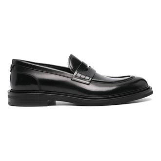 Dolce & Gabbana Loafers, male, Black, 9 UK, Flat Shoes Brushed Moccasin