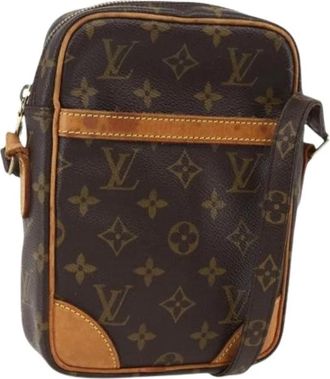 Louis Vuitton Pre-owned Vintage Canvas Cross Body Bag - Dames - Vintage Schoudertas - Bruin - ONE Size - Vintage