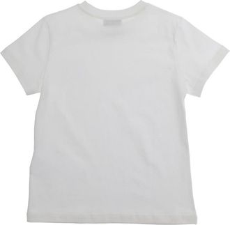 Moschino Boys Kids T-Shirt White Cotton T-Shirts And Polos