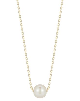 Glaze Jewelry 14K Plated 7Mm Pearl Necklace