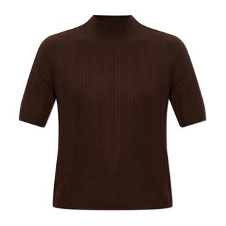 Officine G&eacute;n&eacute;rale Turtlenecks, female, Brown, Size: XS Laya Top