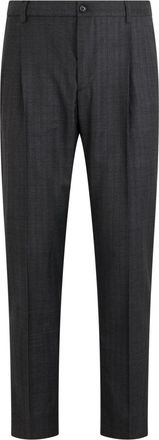 Dolce & Gabbana Dark Grey Pleated Pants