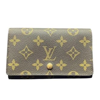 Louis Vuitton Pre-owned Wallets, female, Brown, Size: ONE SIZE Pre-owned Portefeuille Tresor Monogram Wallet