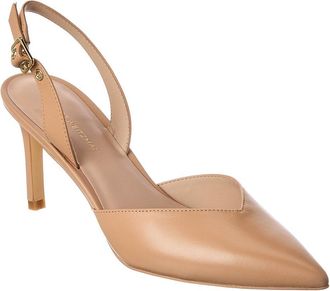 Stuart Weitzman Ryder 75 Leather Slingback Pump