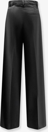 Hev&ograve; Womens Trousers Torreveneri Black Polyester