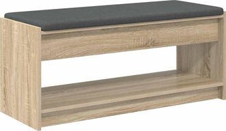 vidaXL Banco De Entrada Roble Sonoma 103 X 38 X 45 Cm Vidaxl