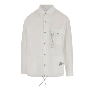And Wander Light Jackets, male, White, Size: XL Cordura Cotton Rip Shirt Jacket