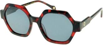 Ines De La Fressange Marion Zonnebril - Dames - Zonnebrillen - Rood - ONE Size - Accessoires