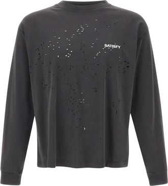 SATISFY Moth Tech Long Tee - Tops - Hombre - Gris - XL