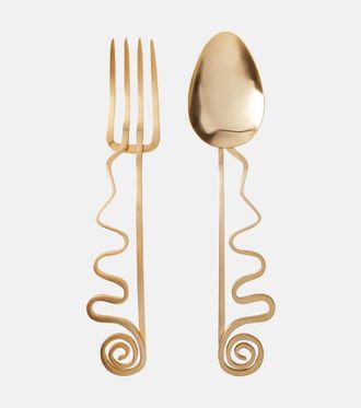 L'OBJET Spirale stainless steel cutlery set