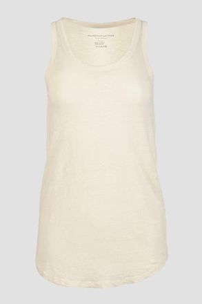 Majestic Filatures Linen Stretch HD Scoopneck Tank in Ivoire at Nordstrom, Size 4