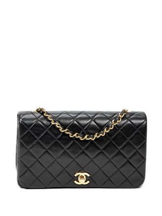 Chanel quilted crossbody bag - women - Calf Leather - One Size - Black