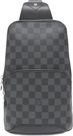 Louis Vuitton Damier Graphite Graphite Coated Canvas Shoulder Bag (Pre-Owned)